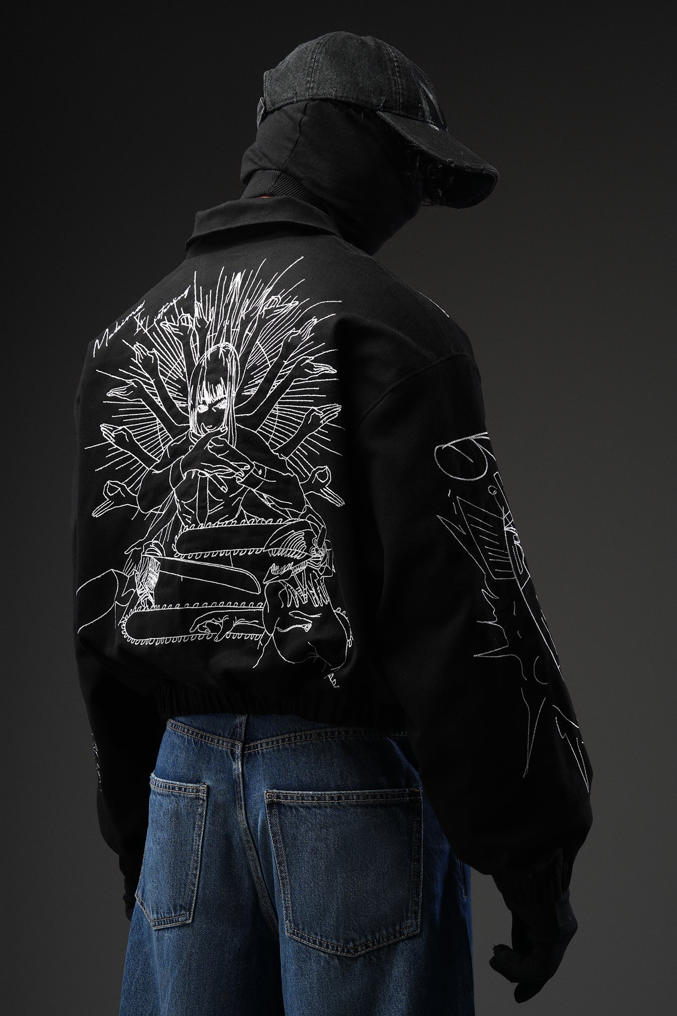 CSMAN - Fully Embroidered Denim Jacket – Sagacity international